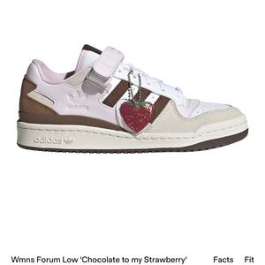 adidas forum low “chocolate to my strawberry”